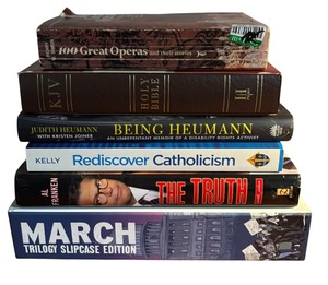 lot 147P image: T - Collection of Assorted Hardcover and Paperback Books