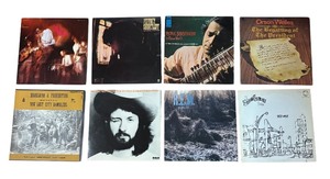 lot 153P image: RB - Collection of 8 Assorted Vinyl Record Albums Including REM, Michael Nesmith, Siegel Schwall and More