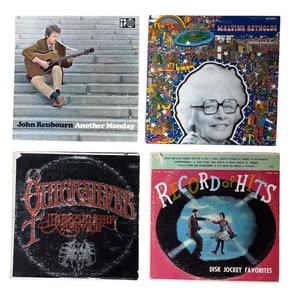 lot 263P image: RB - Collection of 8 Assorted Vinyl Record Albums Including Lou Reed, Quicksilver, KDWB and More