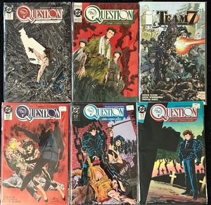 lot 284C image: AT - Set of 6 DC Comics The Question Issues plus Team 7 Comic