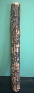 lot 259C image: BD - Vintage Wooden Rattle Stick with Internal Shaker