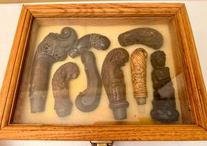 lot 1 image: Indonesian Knife Handle Collection