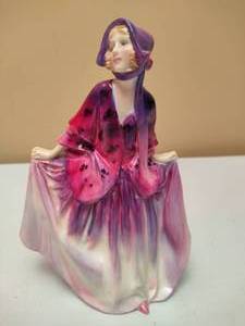 lot 10 image: Rare Antique Royal Doulton HN1496 Sweet Anne Figurine