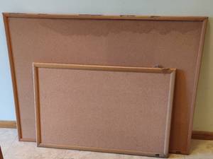 lot 73 image: Two Large Corkboards