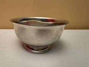 lot 51 image: Pewter Paul Revere Bowl Reproduction