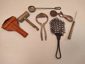 lot 90 image: Antique Kitchen Tools