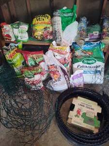 lot 132 image: Huge Lot of PottingGardening Materials
