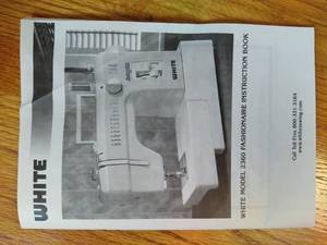 lot 15 image: White Brand Model 2360 FashionAire Sewing Machine