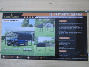 lot 68 image: LandHonor 13x16 Carport