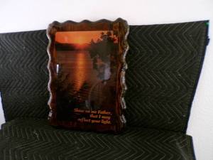 lot 46 image: Wall Picture with Inspirational Quote