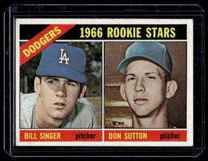 lot 17 image: Don Sutton RC RC 1966 Topps #288 Los Angeles Dodgers Baseball Card
