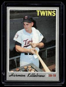lot 71 image: Harmon Killebrew  1970 Topps #150 Minnesota Twins Baseball Card