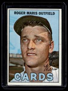 lot 122 image: Roger Maris   1967 Topps #45 St. Louis Cardinals Baseball Card