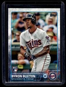 lot 200 image: Byron Buxton RC  2015 Topps Update #US25 Minnesota Twins Baseball Card