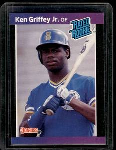 lot 246 image: Ken Griffey Jr. RC  1989 Donruss #33 Seattle Mariners Baseball Card