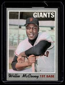 lot 257 image: Willie McCovey   1970 Topps #250 San Francisco Giants Baseball Card