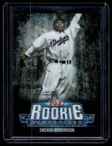 lot 264 image: Jackie Robinson   2015 Topps Chrome Update Series Rookie Sensations #RSC-16 Brooklyn Dodgers Baseball Card
