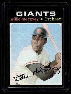lot 267 image: Willie McCovey   1971 Topps #50 San Francisco Giants Baseball Card