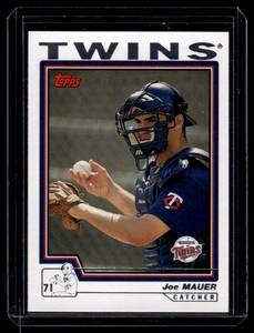 lot 82 image: Joe Mauer RC  2004 Topps #559 Minnesota Twins Baseball Card