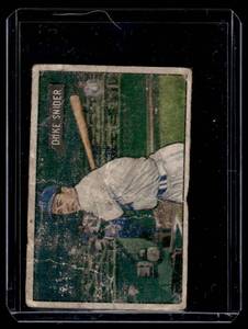 lot 32 image: Duke Snider   1951 Bowman #32 Brooklyn Dodgers Baseball Card