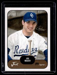 lot 85 image: Joe Mauer RC  2002 Topps Total #1 Minnesota Twins Baseball Card