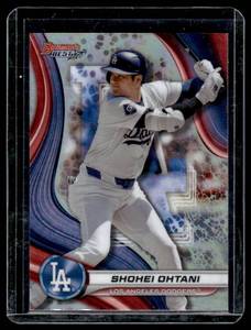 lot 211 image: Shohei Ohtani Refractor   2024 Bowmans Best #33 Los Angeles Dodgers Baseball Card