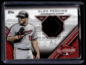 lot 270 image: Glen Perkins Relic   2015 Topps Update All-Star Stitches #STIT-GP Minnesota Twins Baseball Card