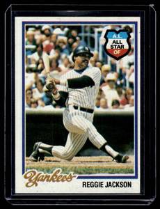 lot 151 image: Reggie Jackson   1978 Topps #200 New York Yankees Baseball Card