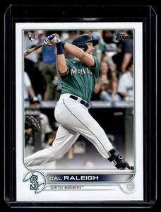 lot 96 image: Cal Raleigh RC  2022 Topps #277 Seattle Mariners Baseball Card