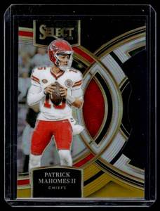 lot 156 image: Patrick Mahomes II Die Cut   2023 Panini Select #140 Kansas City Chiefs Football Card