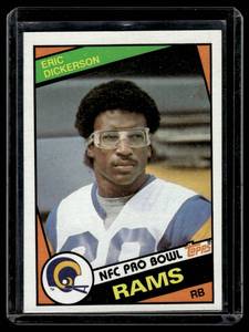 lot 284 image: Eric Dickerson RC  1984 Topps #280  Football Card