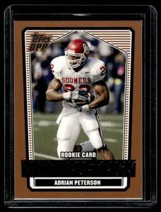 lot 288 image: Adrian Peterson RC  2007 Topps Draft Picks & Prospects #135 Oklahoma Sooners Football Card