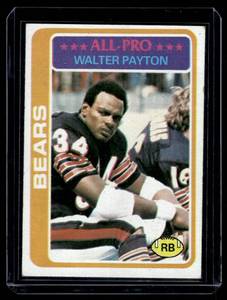lot 48 image: Walter Payton   1978 Topps #200 Chicago Bears Football Card