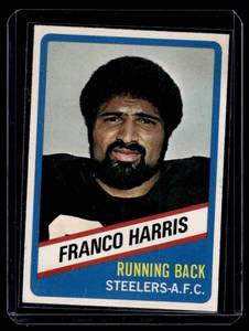 lot 163 image: Franco Harris   1976 Wonder Bread All-Star Series #3 Pittsburgh Steelers Football Card