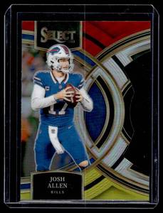 lot 108 image: Josh Allen Die Cuthbert   2023 Panini Select #200 Buffalo Bills Football Card