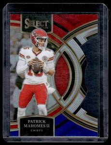 lot 110 image: Patrick Mahomes II Die Cut   2023 Panini Select Prizm #140 Kansas City Chiefs Football Card