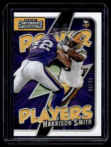 lot 171 image: Harrison Smith  9399 2023 Panini Contenders #PWR-HSM Minnesota Vikings Football Card