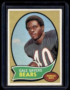 lot 60 image: Gale Sayers   1970 Topps #70 Chicago Bears Football Card