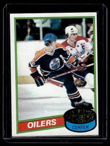 lot 65 image: Wayne Gretzky 2nd Year   1980 Topps #250 Edmonton Oilers Hockey Card