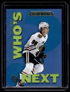 lot 183 image: Connor Bedard   2023 Upper Deck Credentials Whos Next #WN-CB Chicago Blackhawks Hockey Card