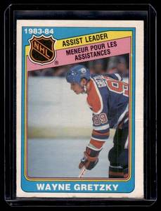 lot 189 image: Wayne Gretzky   1984 O-Pee-Chee #382 Edmonton Oilers Hockey Card