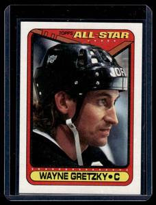 lot 191 image: Wayne Gretzky   1990 Topps #199 Los Angeles Kings Hockey Card