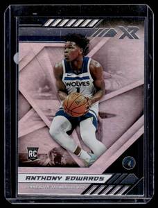 lot 213 image: Anthony Edwards RC  2020 Panini Chronicles Xr #295 Minnesota Timberwolves Basketball Card