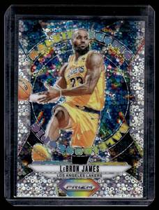lot 230 image: LeBron James   2024 Panini Prizm Kaleidoscopic #29 Los Angeles Lakers Basketball Card