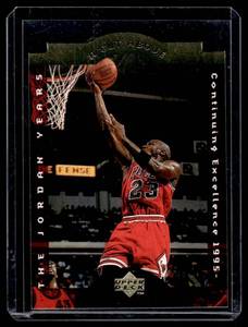 lot 233 image: Michael Jordan Die Cut   1996 Upper Deck A Cut Above #16 Chicago Bulls Basketball Card