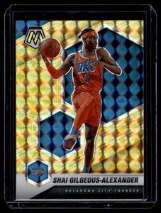 lot 239 image: Shai Gilgeous-Alexander   2020 Panini Mosaic Prizm #103 Oklahoma City Thunder Basketball Card