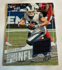 lot 36A image: Cooper Kupp Relic 2019 Prestige Stars of the NFL #SS-CK Football Card