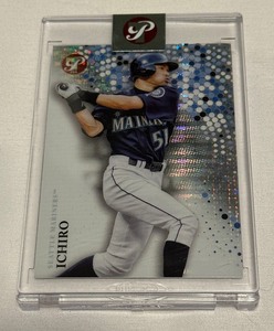 lot 65A image: Ichiro Suzuki Pristine Refractor 2022 Topps #179 Encased Baseball Card