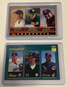 lot 68A image: CC Sabathia 2 RC Minnesota Twins Rookie Baseball Lot