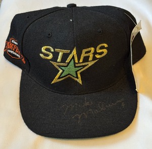 lot 17B image: Mike Modano Signed Dallas Stars Hockey Hat